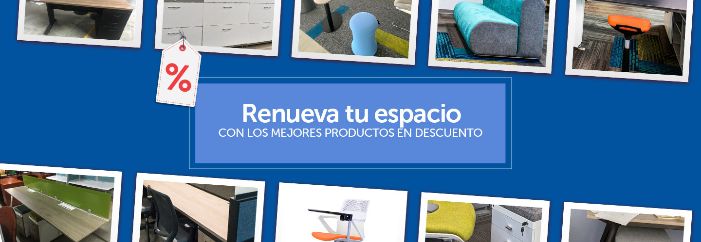 Renueva tu espacio con los mejores productos en descuento.